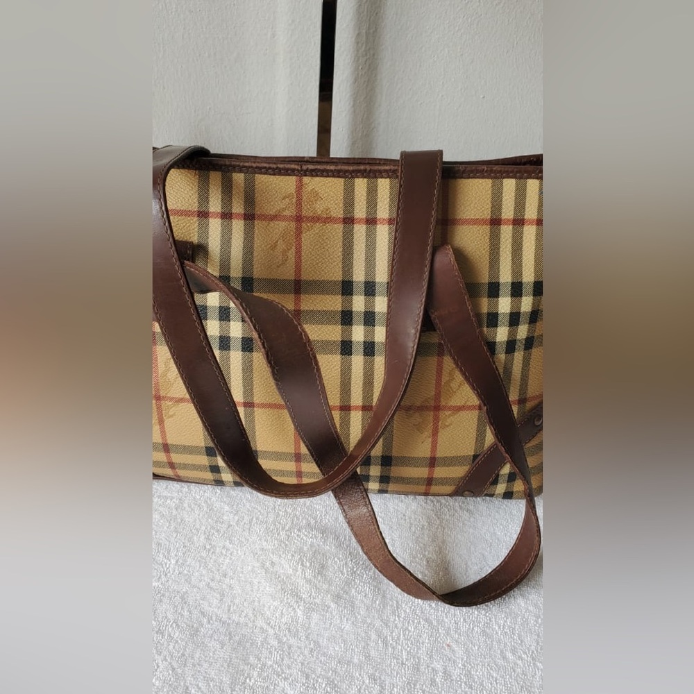 Burberry Haymarket check tote bag - Picture 5 of 13